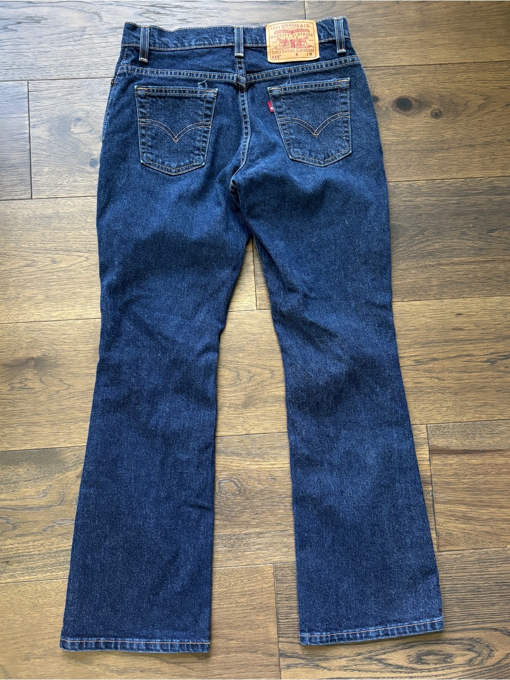 VTG Levis 515 Boot Cut Jeans USA Blue Denim Womens Sz 6 M MIS Petite, Y2K